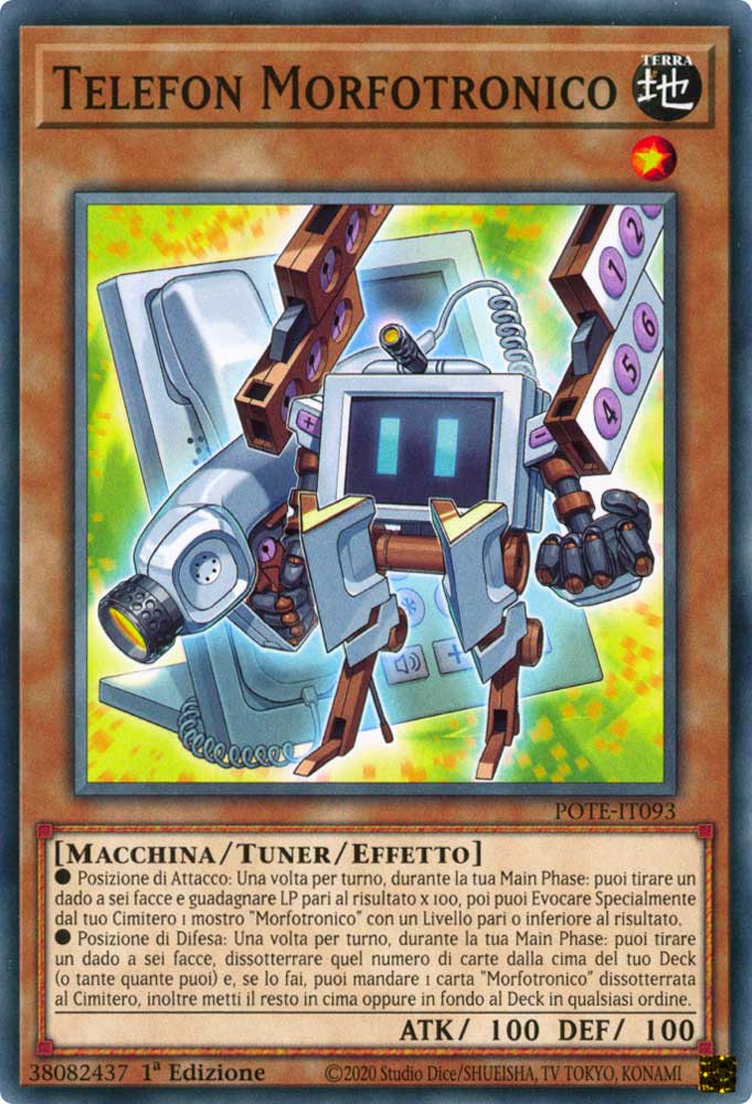 POTE-IT093 Telefon Morfotronico Comune 1a Edizione (IT) -NEAR MINT-