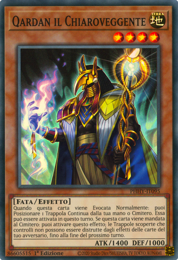 PHHY-IT095 Qardan il Chiaroveggente Super Rara 1a Edizione (IT) -NEAR MINT-