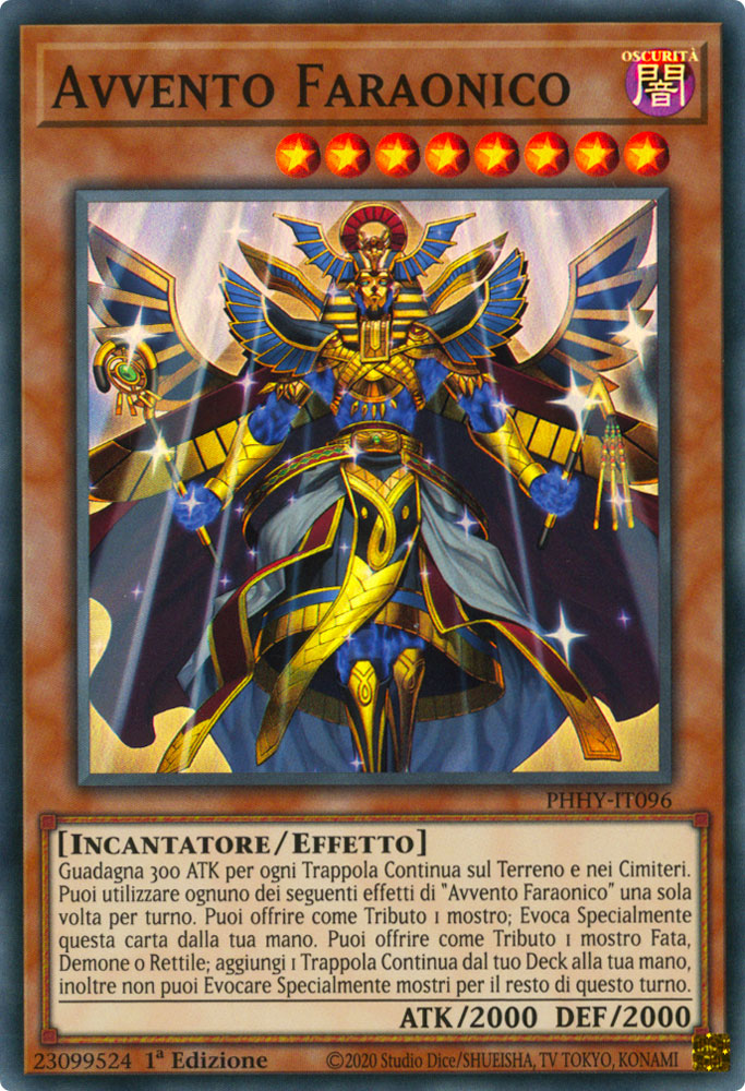 PHHY-IT096 Avvento Faraonico Super Rara 1a Edizione (IT) -NEAR MINT-
