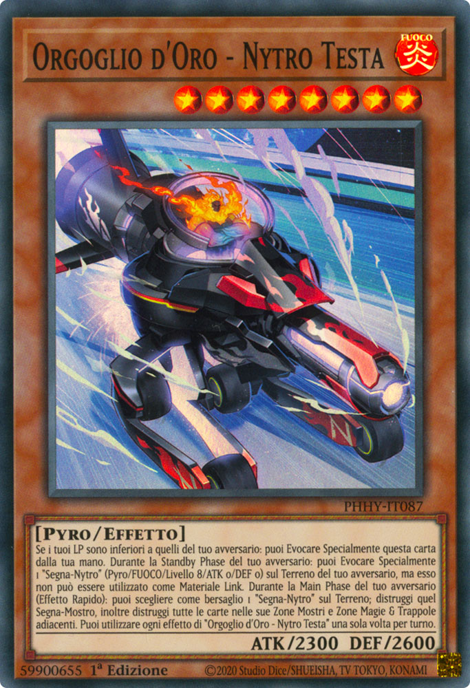 PHHY-IT087 Orgoglio d'Oro - Nytro Testa Super Rara 1a Edizione (IT) -NEAR MINT-