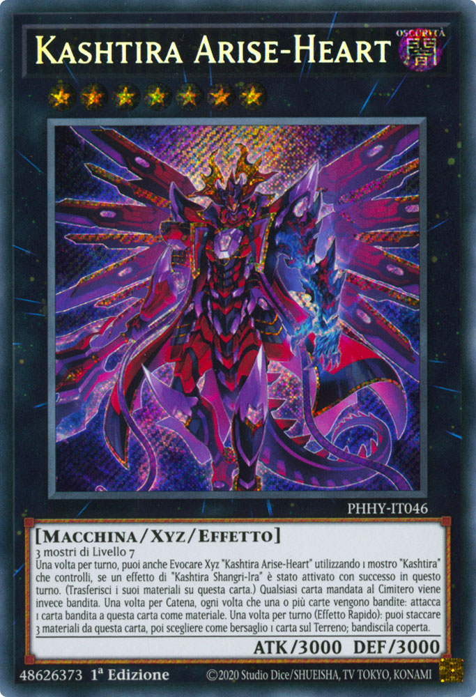 PHHY-IT046 Kashtira Arise-Heart Rara Segreta 1a Edizione (IT) -NEAR MINT-