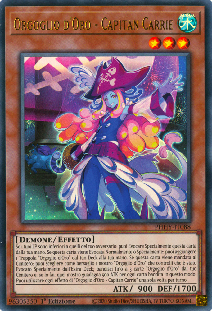 PHHY-IT088 Orgoglio d'Oro - Capitan Carrie Ultra Rara 1a Edizione (IT) -NEAR MINT-