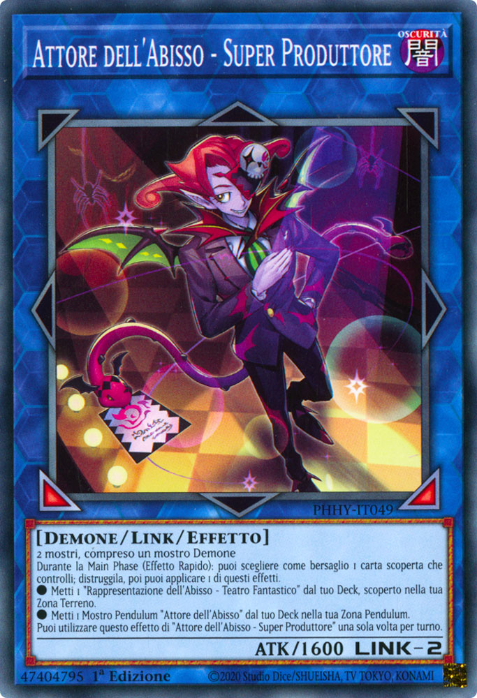 PHHY-IT049 Attore dell'Abisso - Super Produttore Comune 1a Edizione (IT) -NEAR MINT-
