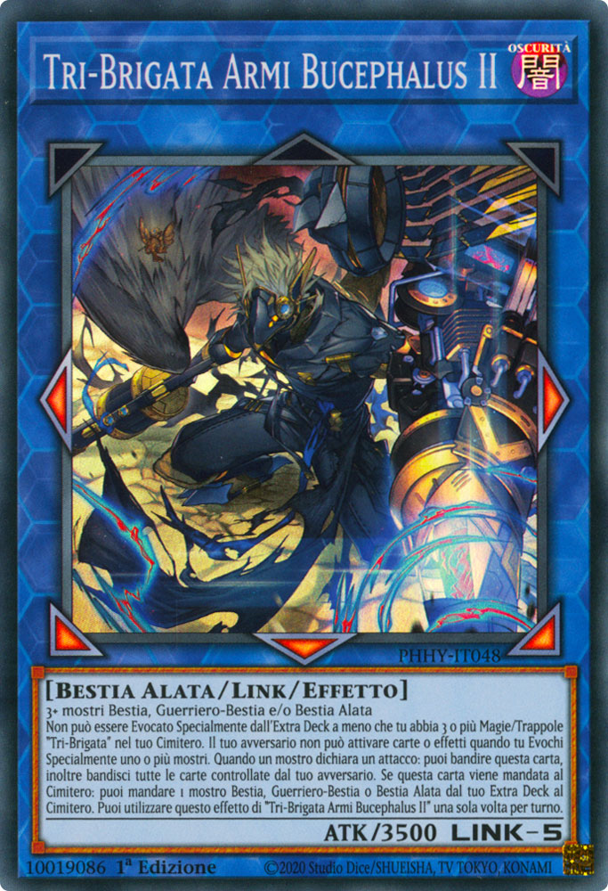 PHHY-IT048 Tri-Brigata Armi Bucephalus II Super Rara 1a Edizione (IT) -NEAR MINT-