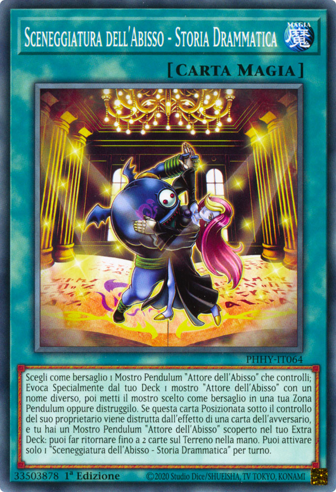 PHHY-IT064 Sceneggiatura dell'Abisso - Storia Drammatica Comune 1a Edizione (IT) -NEAR MINT-