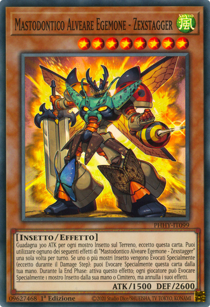 PHHY-IT099 Mastodontico Alveare Egemone - Zexstagger Super Rara 1a Edizione (IT) -NEAR MINT-