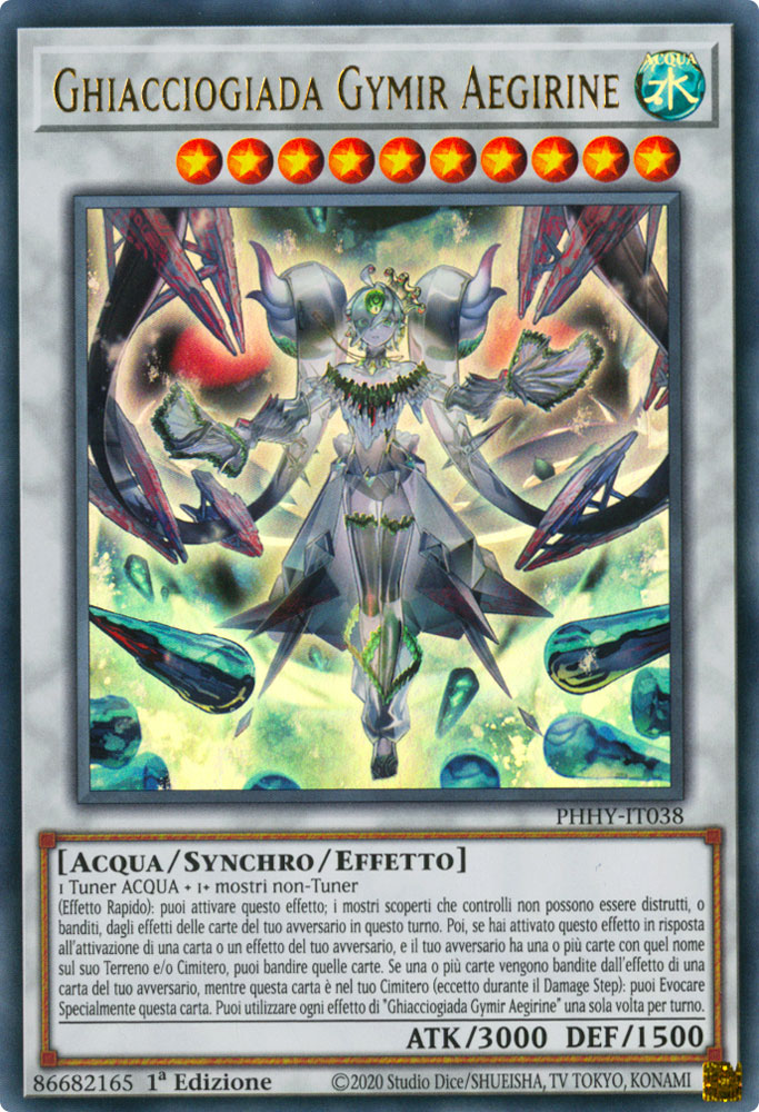 PHHY-IT038 Ghiacciogiada Gymir Aegirine Ultra Rara 1a Edizione (IT) -NEAR MINT-
