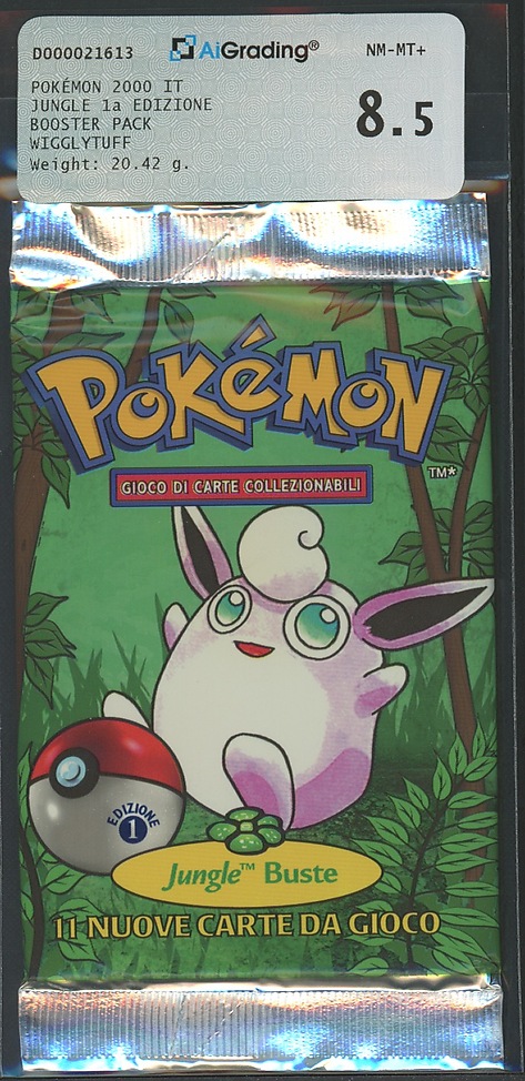 Jungle busta 11 carte 1a edizione Artwork Wigglytuff (IT) / AIG 8.5