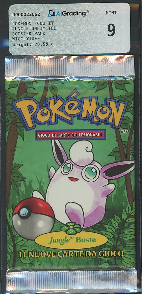 Jungle busta 11 carte unlimited Artwork Wigglytuff (IT) / AIG 9.0