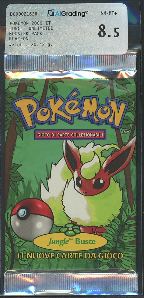 Jungle busta 11 carte unlimited Artwork Flareon (IT) / AIG 8.5