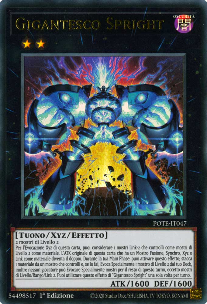 POTE-IT047 Gigantesco Spright Ultra Rara 1a Edizione (IT) -NEAR MINT-
