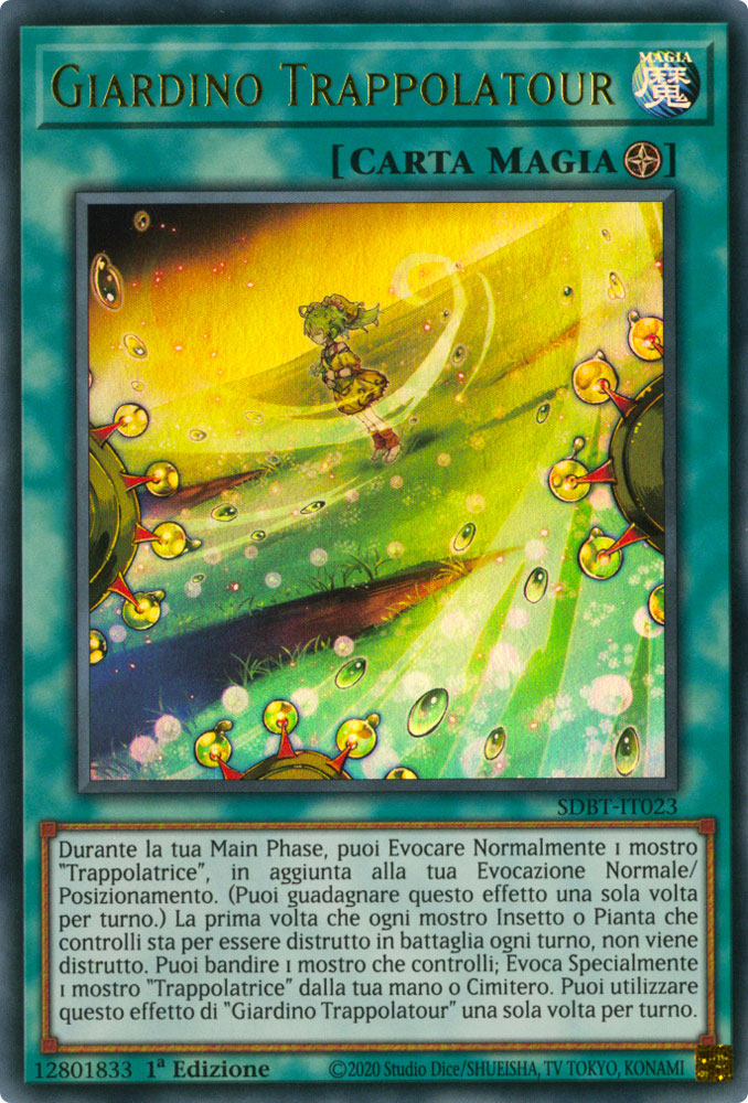 SDBT-IT023 Giardino Trappolatour Ultra Rara 1a Edizione (IT) -NEAR MINT-