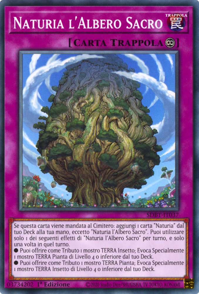 SDBT-IT037 Naturia l'Albero Sacro Comune 1a Edizione (IT) -NEAR MINT-