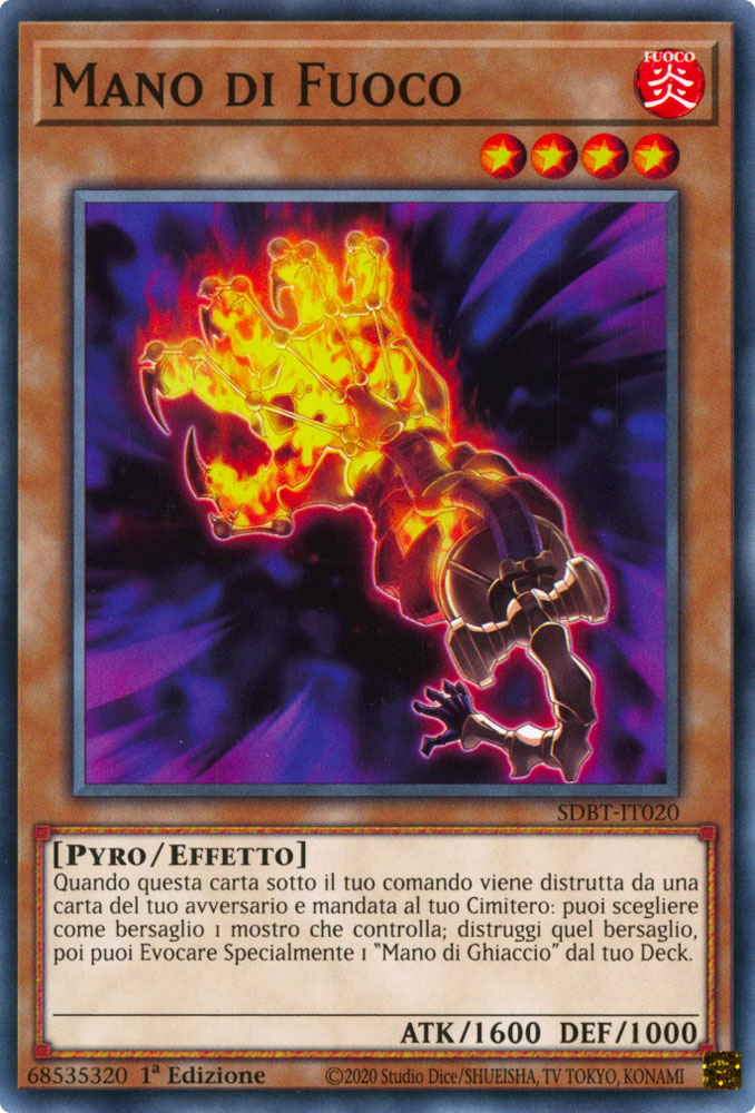 SDBT-IT020 Mano di Fuoco Comune 1a Edizione (IT) -NEAR MINT-