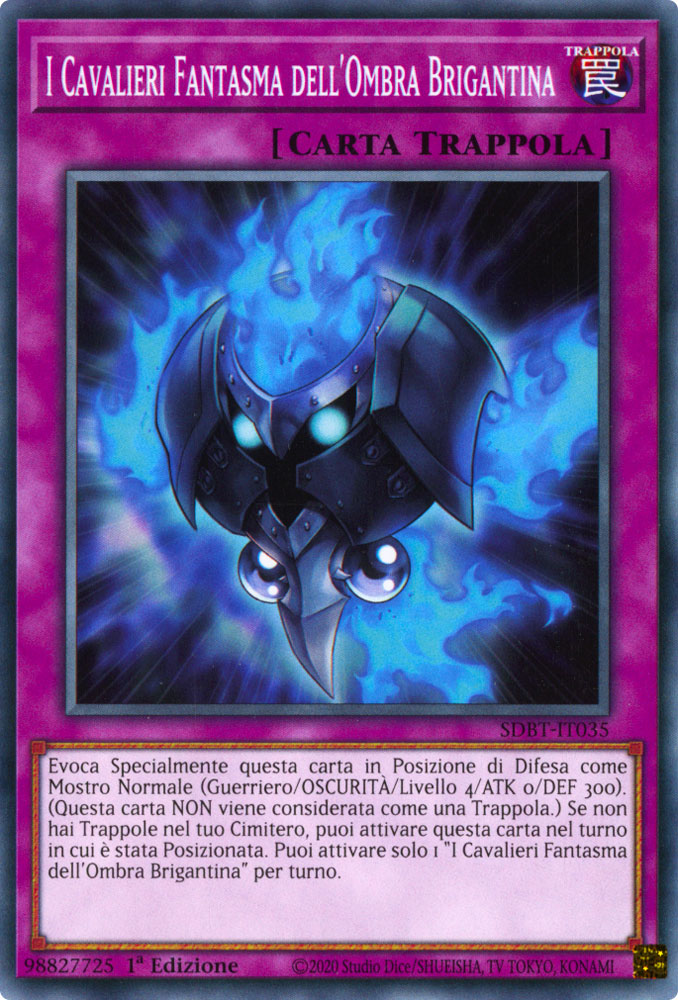 SDBT-IT035 I Cavalieri Fantasma dell'Ombra Brigantina Comune 1a Edizione (IT) -NEAR MINT-