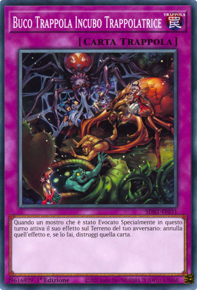 SDBT-IT031 Buco Trappola Incubo Trappolatrice Comune 1a Edizione (IT) -NEAR MINT-