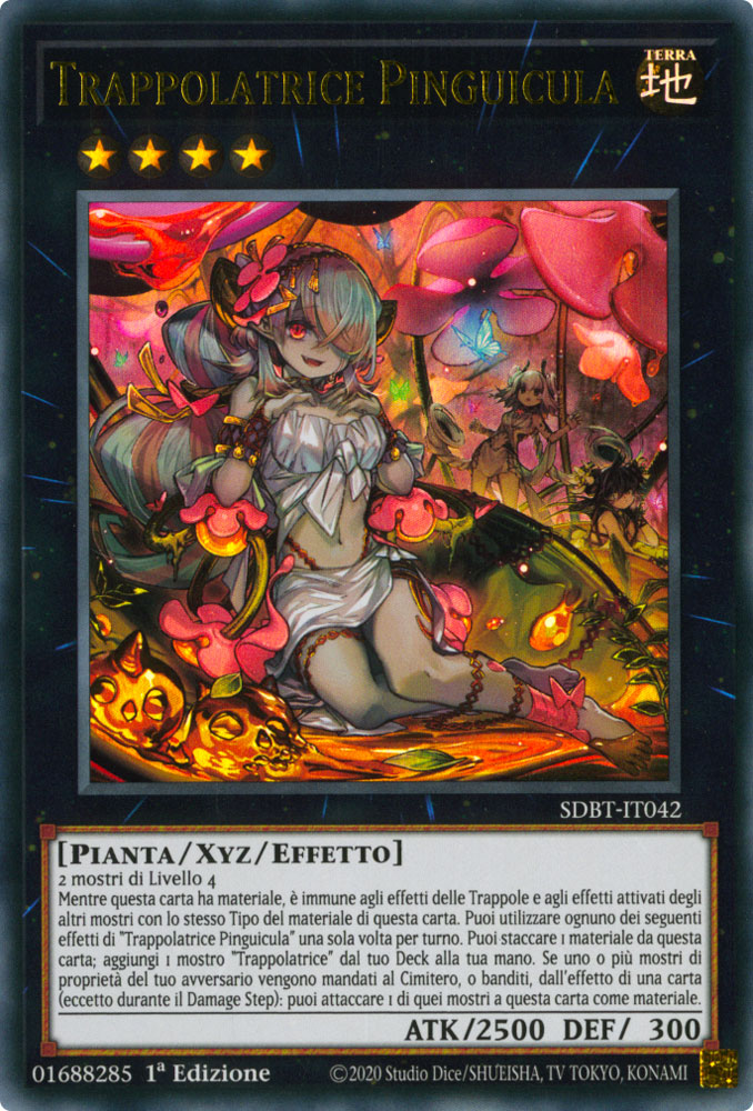 SDBT-IT042 Trappolatrice Pinguicula Ultra Rara 1a Edizione (IT) -NEAR MINT-