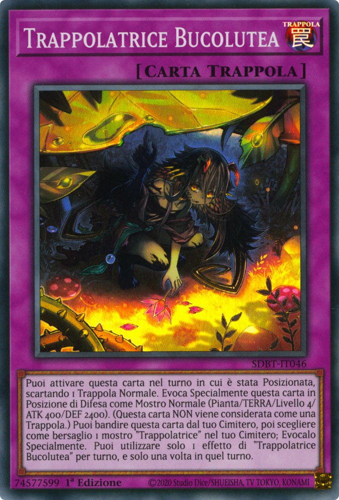 SDBT-IT046 Trappolatrice Bucolutea Super Rara 1a Edizione (IT) -NEAR MINT-