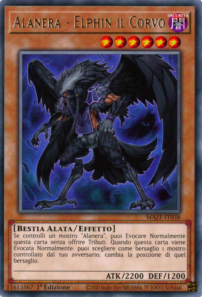 MAZE-IT038 Alanera - Elphin il Corvo Rara 1a Edizione (IT) -NEAR MINT-