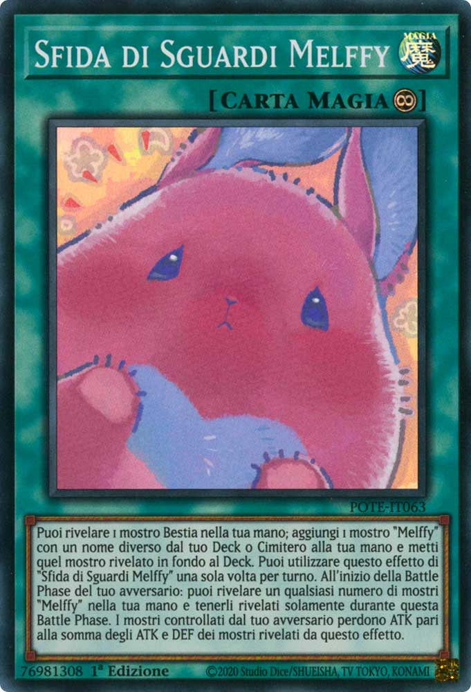 POTE-IT063 Sfida di Sguardi Melffy Super Rara 1a Edizione (IT) -NEAR MINT-