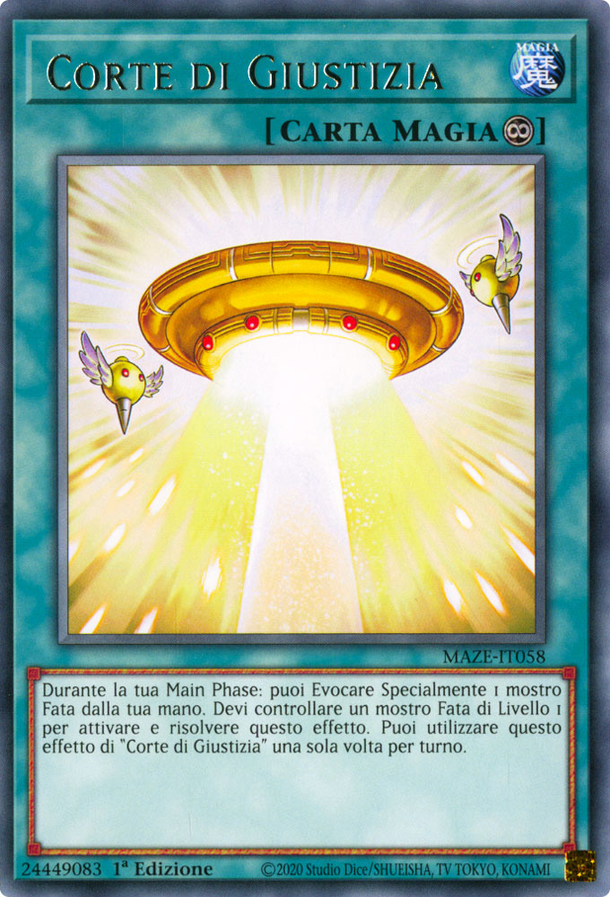 MAZE-IT058 Corte di Giustizia Rara 1a Edizione (IT) -NEAR MINT-