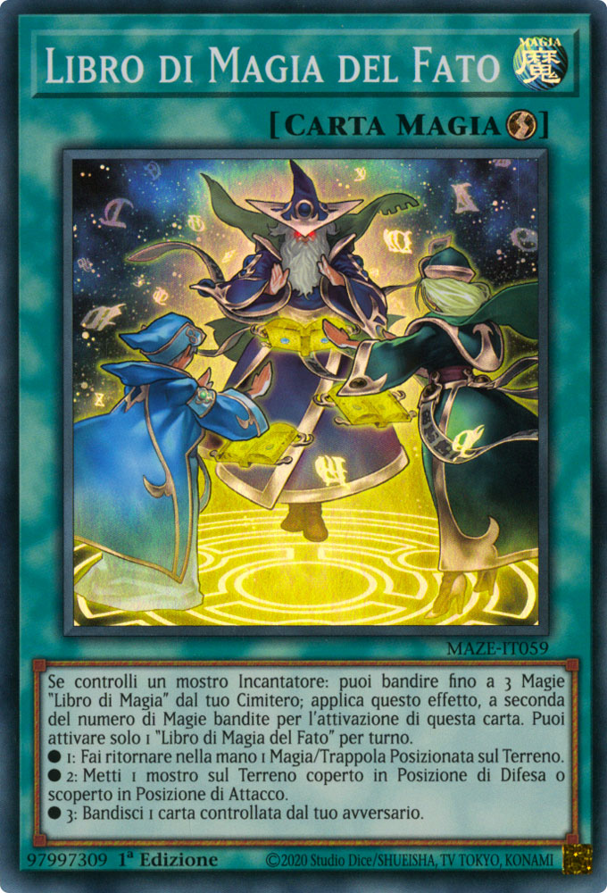 MAZE-IT059 Libro di Magia del Fato Super Rara 1a Edizione (IT) -NEAR MINT-