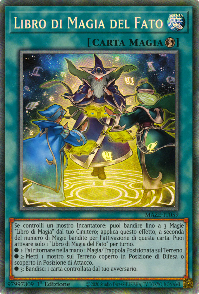 MAZE-IT059 Libro di Magia del Fato Rara Collector 1a Edizione (IT) -NEAR MINT-