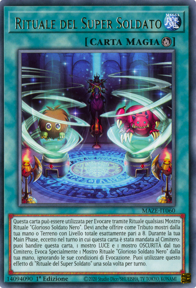 MAZE-IT060 Rituale del Super Soldato Rara 1a Edizione (IT) -NEAR MINT-
