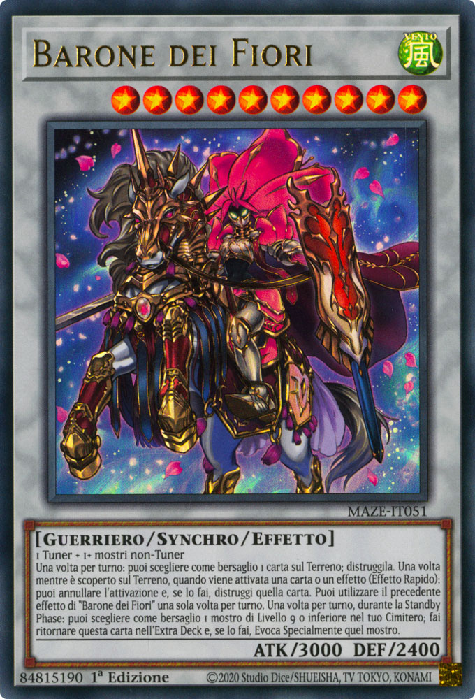 MAZE-IT051 Barone dei Fiori Ultra Rara 1a Edizione (IT) -NEAR MINT-