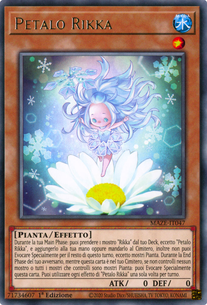 MAZE-IT047 Petalo Rikka Rara 1a Edizione (IT) -NEAR MINT-