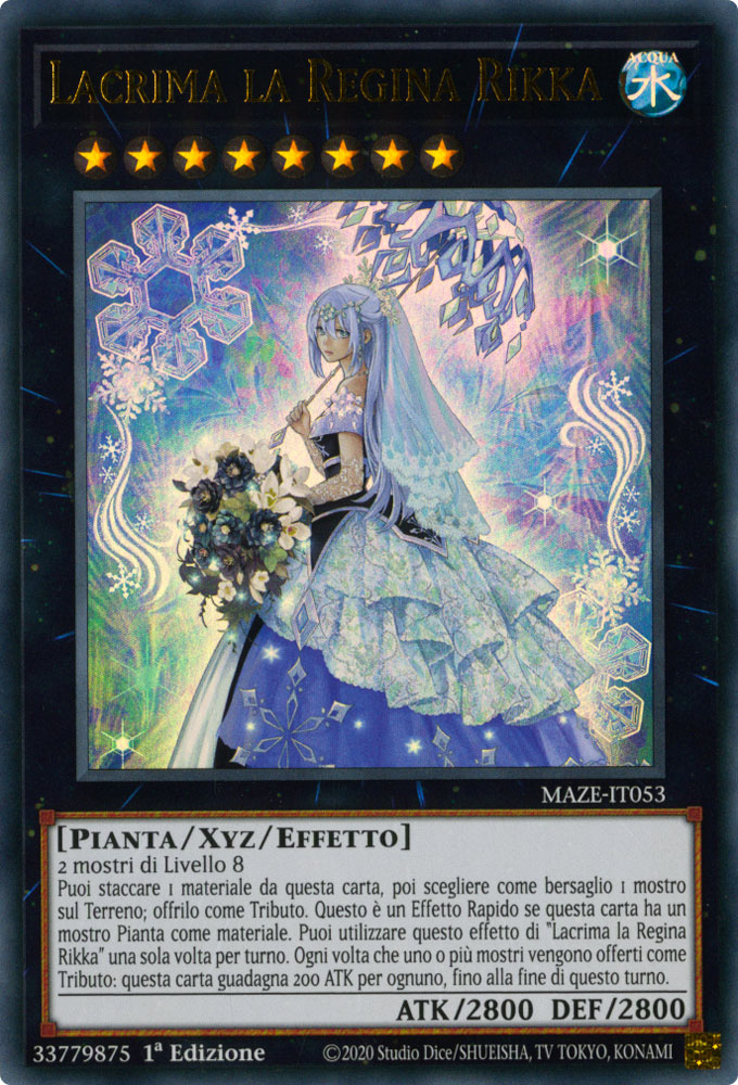 MAZE-IT053 Lacrima la Regina Rikka Ultra Rara 1a Edizione (IT) -NEAR MINT-