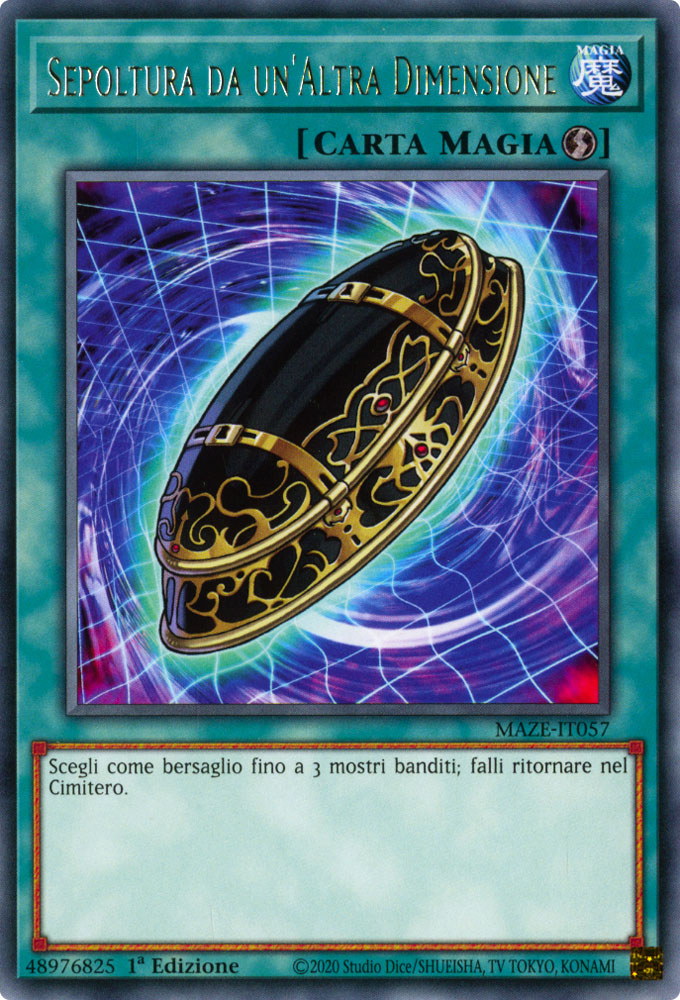 MAZE-IT057 Sepoltura da un'Altra Dimensione Rara 1a Edizione (IT) -NEAR MINT-