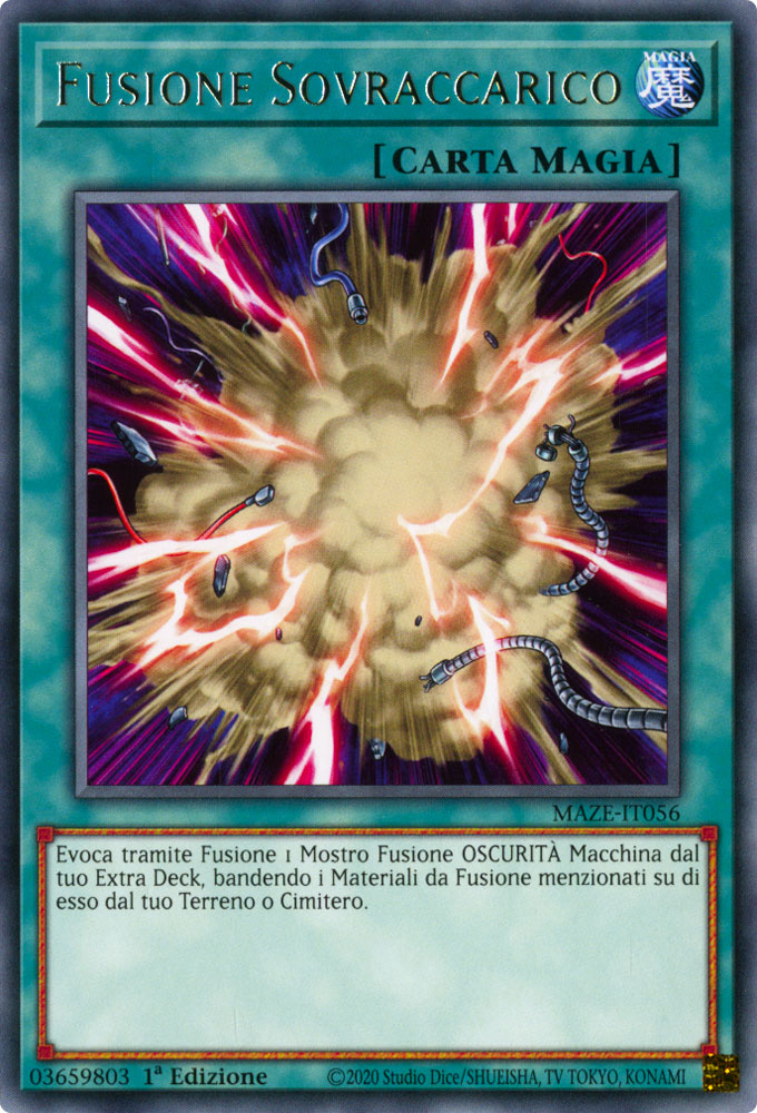 MAZE-IT056 Fusione Sovraccarico Rara 1a Edizione (IT) -NEAR MINT-