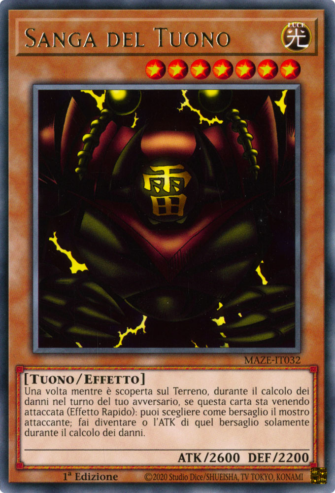 MAZE-IT032 Sanga del Tuono Rara 1a Edizione (IT) -NEAR MINT-