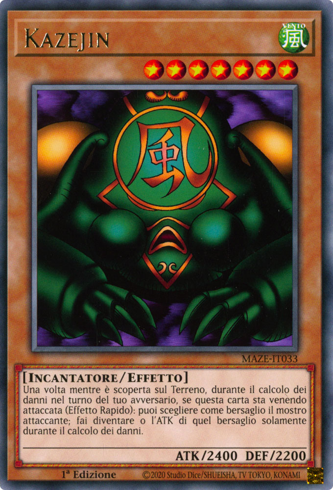 MAZE-IT033 Kazejin Rara 1a Edizione (IT) -NEAR MINT-