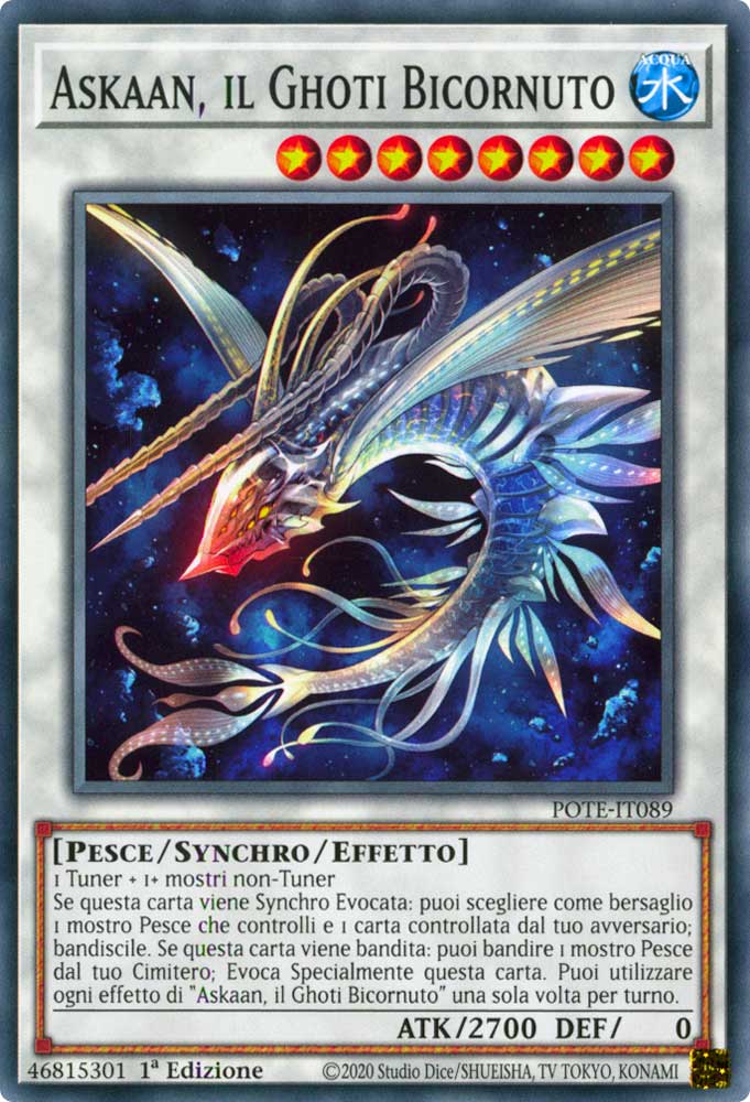 POTE-IT089 Askaan, il Ghoti Bicornuto Comune 1a Edizione (IT) -NEAR MINT-