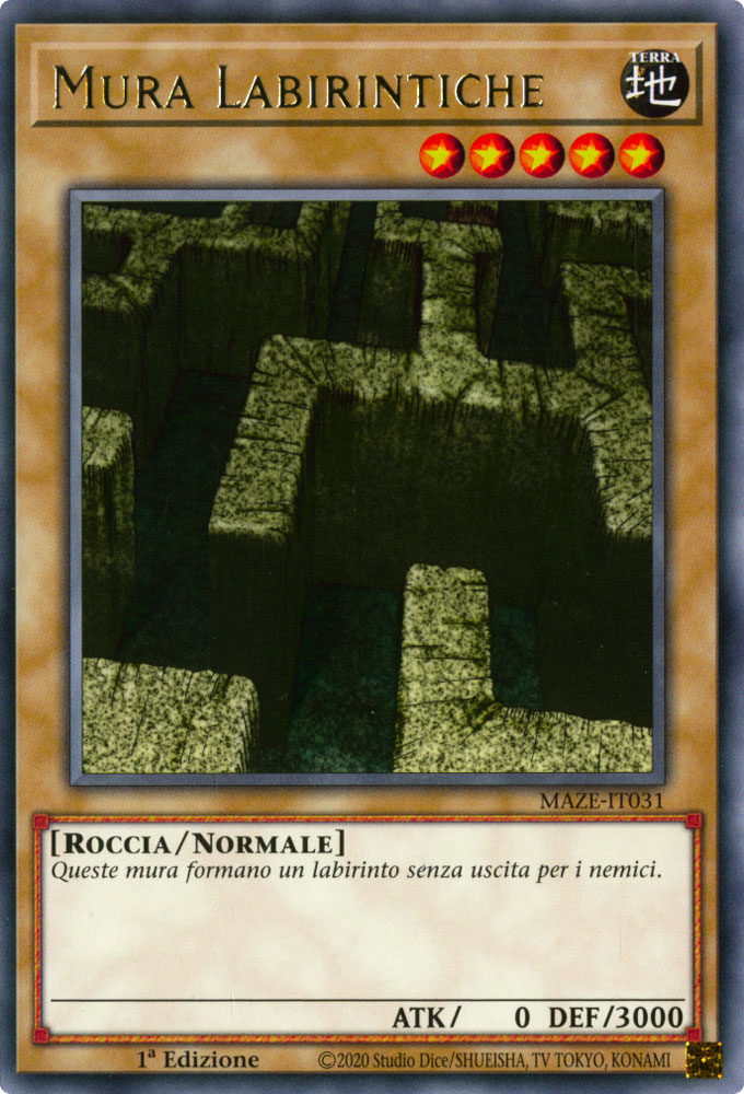 MAZE-IT031 Mura Labirintiche Rara 1a Edizione (IT) -NEAR MINT-