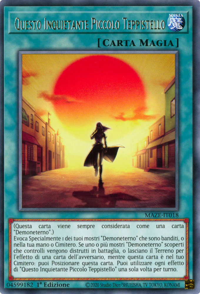 MAZE-IT018 Questo Inquietante Piccolo Teppistello Rara 1a Edizione (IT) -NEAR MINT-