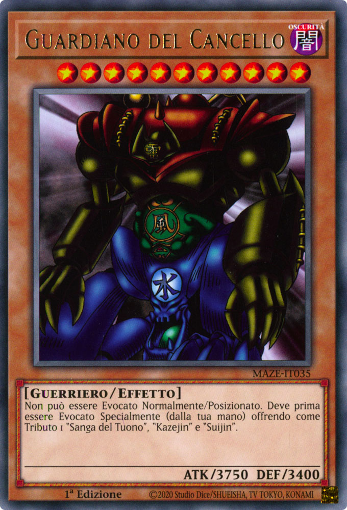 MAZE-IT035 Guardiano del Cancello Rara 1a Edizione (IT) -NEAR MINT-