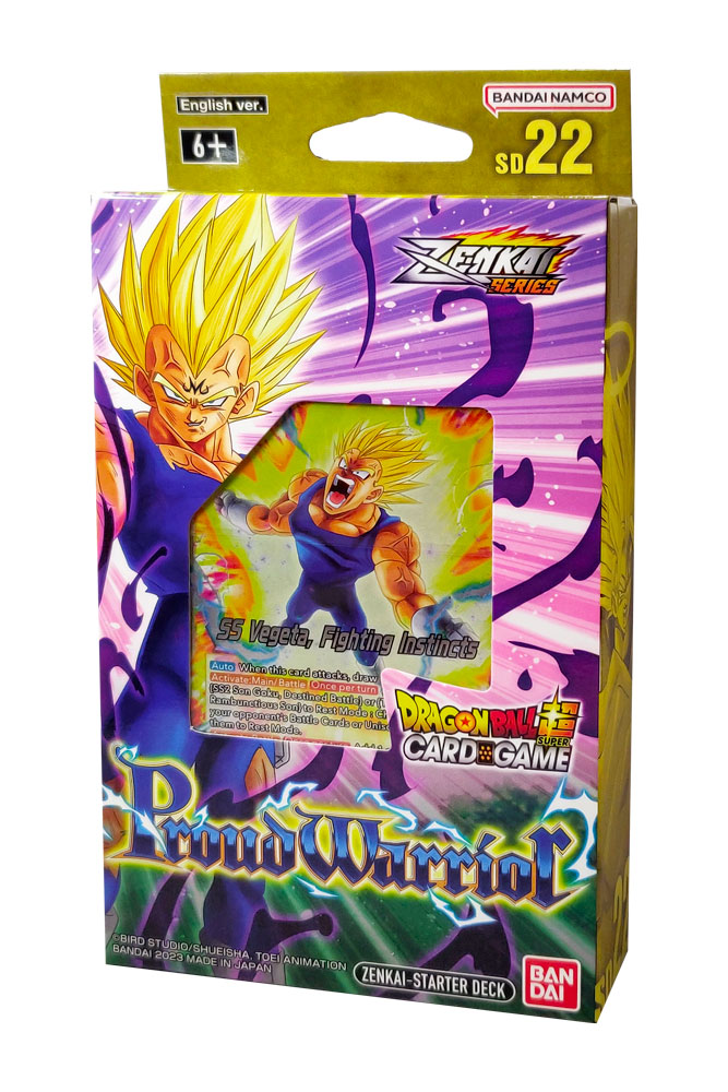 Super Zenkai Series Starter Deck SD22 Proud Warrior (EN)