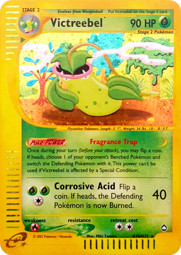 H30 / H32 Victreebel rara foil (EN) -NEAR MINT-