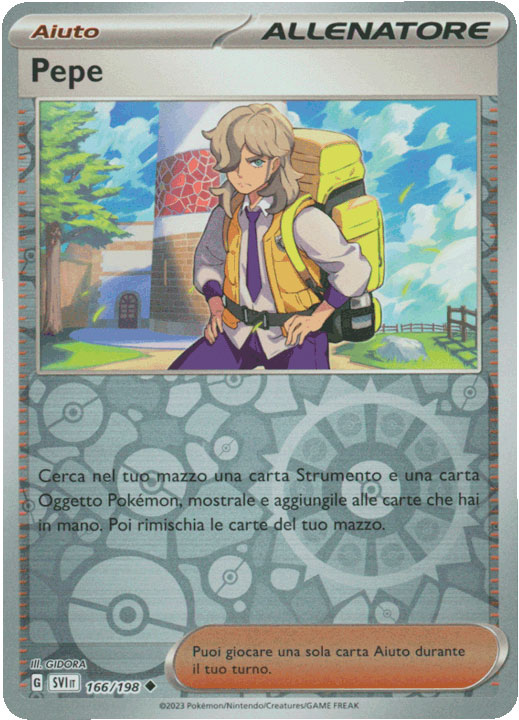 166/198 Pepe Non Comune foil reverse (IT) -NEAR MINT-