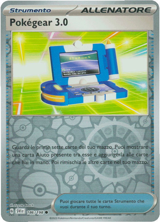186/198 Pokegear 3.0 Comune foil reverse (IT) -NEAR MINT-