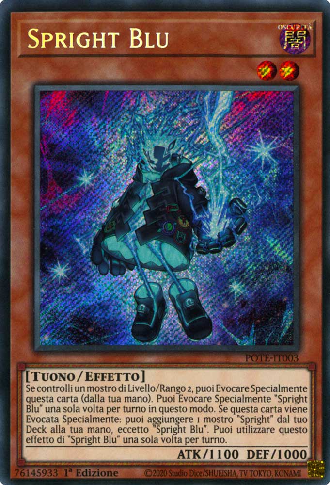 POTE-IT003 Spright Blu Rara Segreta 1a Edizione (IT) -NEAR MINT-