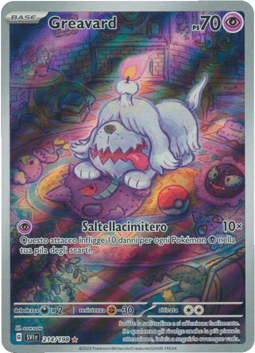 214/198 Greavard Rara Segreta foil (IT) -NEAR MINT-