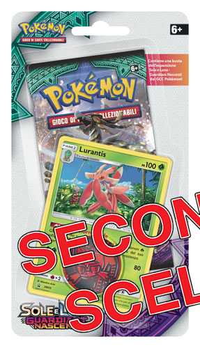 Sole e Luna Guardiani Nascenti Blister una busta con carta promo e moneta Lurantis (IT) -SECONDA SCELTA-