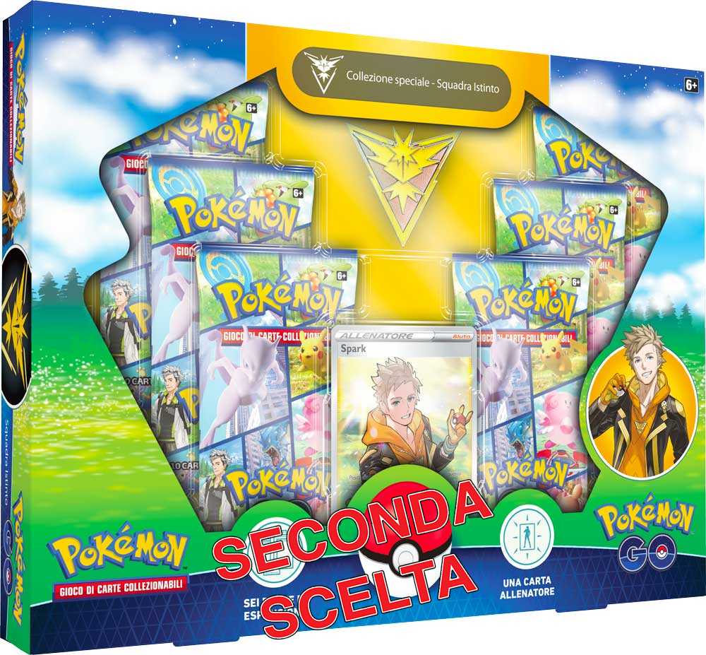 Spada e Scudo 10.5 Pokemon GO Collezione Speciale Squadra Istinto Spese di Spedizione Gratuite (IT) -SECONDA SCELTA-
