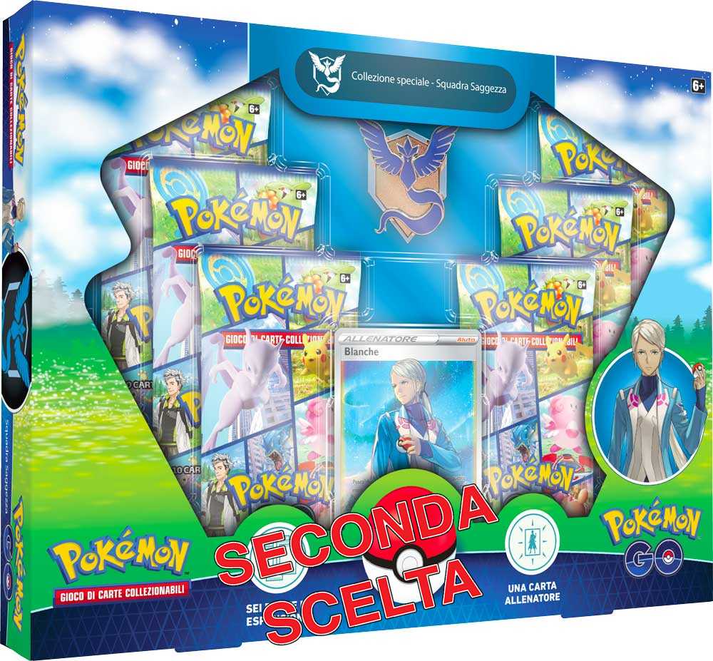 Spada e Scudo 10.5 Pokemon GO Collezione Speciale Squadra Saggezza Spese di Spedizione Gratuite (IT) -SECONDA SCELTA-