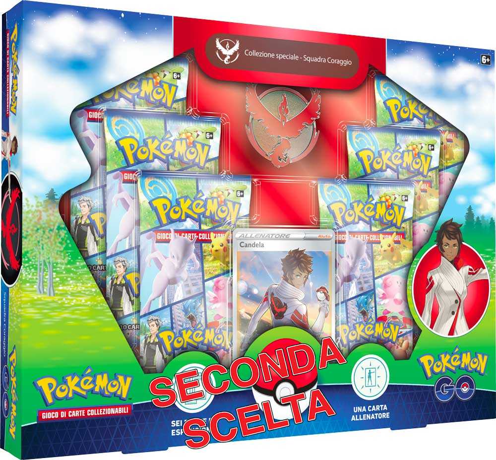 Spada e Scudo 10.5 Pokemon GO Collezione Speciale Squadra Coraggio Spese di Spedizione Gratuite (IT) -SECONDA SCELTA-