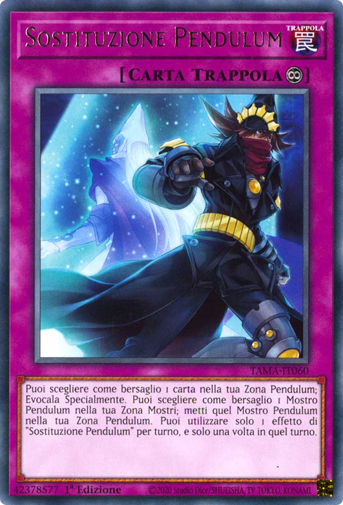 TAMA-IT060 Sostituzione Pendulum Rara 1a Edizione (IT) -NEAR MINT-